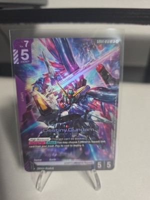 Destiny Gundam - GD04-050 LR Gundam Card Game - Near Mint/Mint