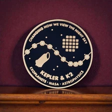 NASA Kepler & K2 Exoplanets Lapel Pin Astrophysics Space Science Telescope