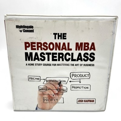 The Personal MBA Masterclass 17 CD Set Nightingale Conant Josh Kaufman