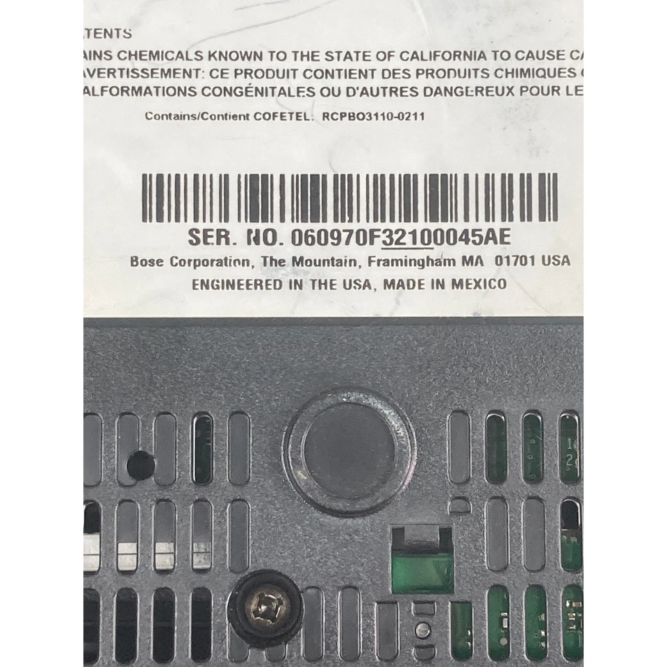 Sistema de consola de control Bose Lifestyle AV35 probado con cable - sin control remoto Foto 2 de 4