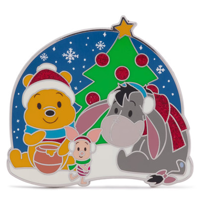 DISNEY - Weihnachtspins Winnie the Pooh und ihre Freunde / NEU