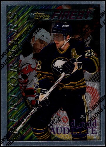 1995 Topps Finest Donald Audette #71 card