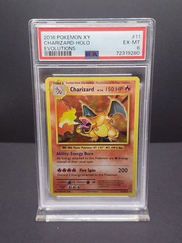 Charizard graded PSA 6 for sale on eBay