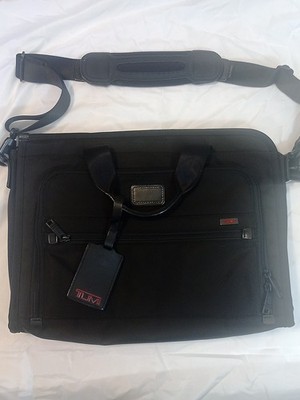 Tumi 26110DH Alpha 2 Slim Deluxe Ballistic Nylon Portfolio Bag Fits Laptop/iPad