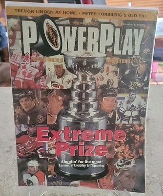 #ad 1999 PowerPlay Hockey Magazine Sealed With Hockey Cards Stanley Cup Cover A90 $6.99