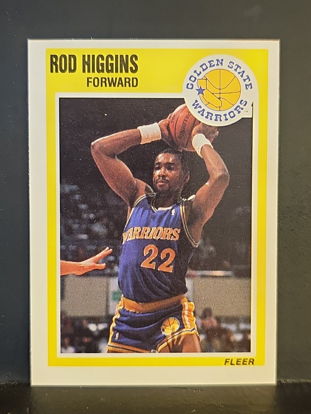 1989-90 Fleer #54 Rod Higgins WARRIORS 