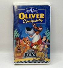 Oliver & Company VHS Disney Video Tape Masterpiece Vintage Clamshell Nearly New!