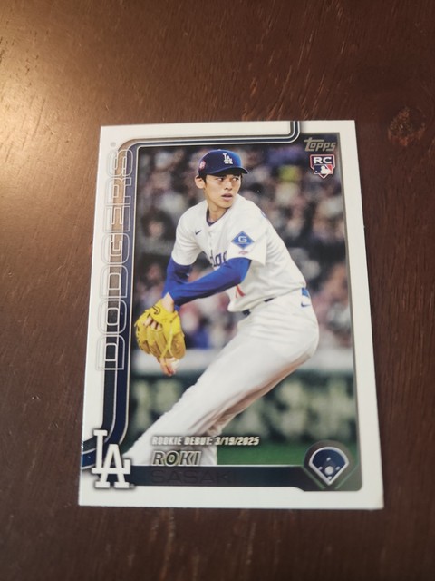 2025 Topps Series 2 Roki Sasaki Rookie RC #558 LA Dodgers