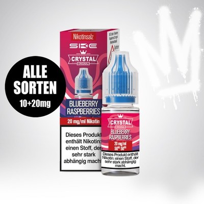 SKE Crystal E-Liquid für E-Zigarette & Vape mit 10/20mg Nikotin Alle Sorten