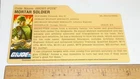 GI JOE File ID Card Filecard   Ultimate Battle Pack       2008 Short-Fuze V6