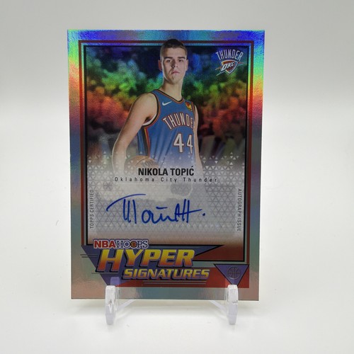 Nikola Topić – 2025-26 Topps Hoops Basketball · Hoops Hyper Signatures #HHS-NT Nikola Topić