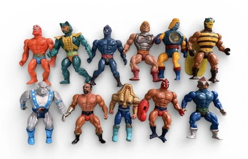 Vintage He-Man Masters of the Universe Action Figure Lot 11 Mattel MOTU 80s