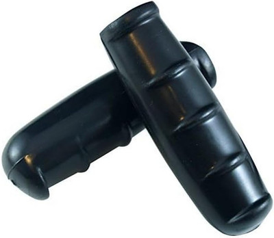 Paar SCHWARZ LENKERGRIFFE Vintage Fahrrad Griffe Gummi Grip Fixie GRIFFGUMMIS