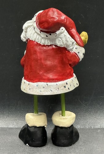 Russ Berrie Glitzer Santa Frosch Figur Weihnachten Urlaub Vintage Deko - Bild 4 von 9