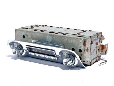 #ad 1959 60 CHEVROLET DELCO AM RADIO w KNOBS OEM VINTAGE RADIO $71.99