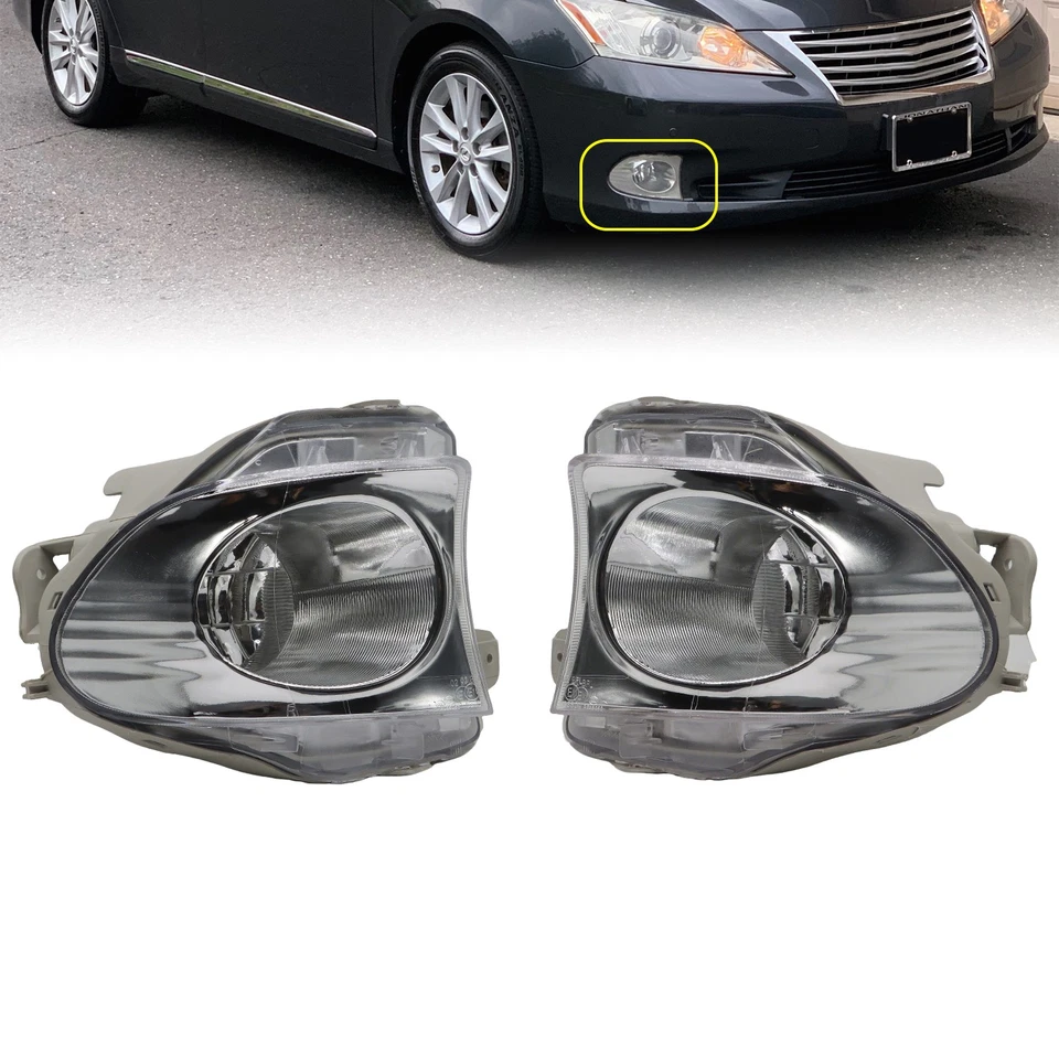 For Lexus ES350 2010 2011 2012 Front Driving Fog Lights Lamps Pair LH + RH Foto 3 de 4