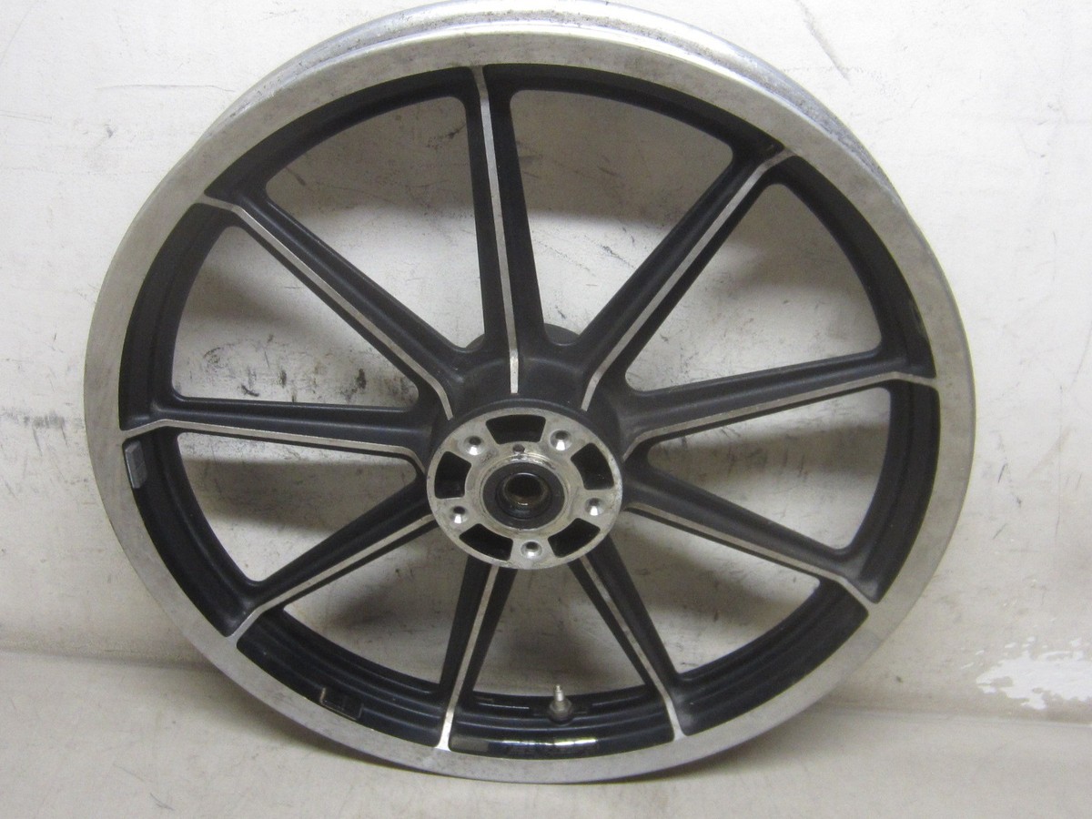 ふふる OEM Harley Sportster Dyna FXR 9 Spoke Front Wheel With Rotor