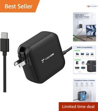 100W USB C Laptop Charger GaN Fast Power Supply Adapter for MacBook, D...