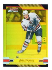 2003-04 Bowman Chrome Ales Hemsky Gold Refractor 29/50