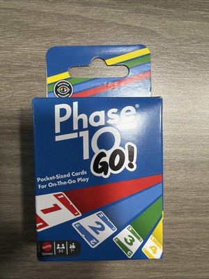 MINI Phase 10 GO Travel Card Game from USA Official Sealed Brand New Mattel