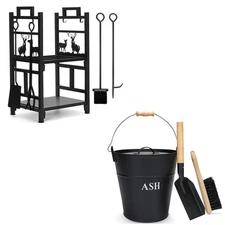 INNO STAGE Fireplace Rack, Ash Bucket