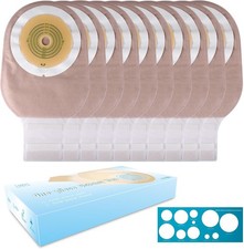 20 PCS Colostomy Bags One Piece Ostomy Bag Ostomy Supplies, Max 60mm Cut to Fit