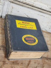 Vintage 1955-1958 Mopar Passenger Car Parts List Manual Plymouth Dodge Chrysler