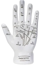 Pacific Giftware Psychic Palmistry Hand Fortune Teller Divination Diagram Resin