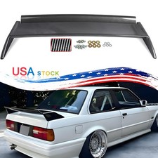Fits Bmw E30 320i 325i M3 1984-1992 Evo Rear Spoiler Wing Trunk Lip Carbon Color