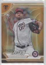 2018 Topps Triple Threads Amber 186/199 Max Scherzer #31 an9