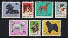 Hungary Dogs 7v 1967 MNH SG#2289-2295 MI#2337A-2343A