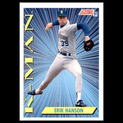 Erik Hanson #688 1991 Score Seattle Mariners Baseball Card MLB