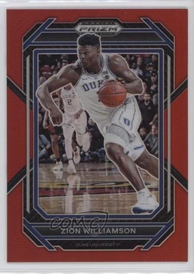2023-24 Panini Prizm Draft Picks Red Prizm 154/299 Zion Williamson #73 7fj