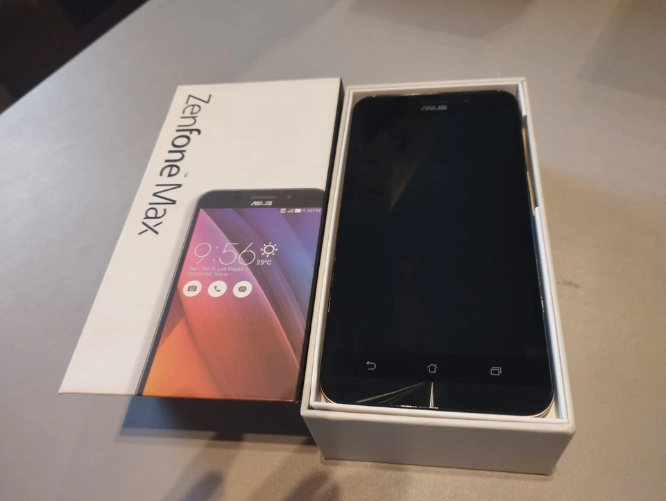 Asus Zenfone Max 16GB 2GB 6" Dual Sim Black NEW smartphone ZC550KL - Immagine 4 di 4