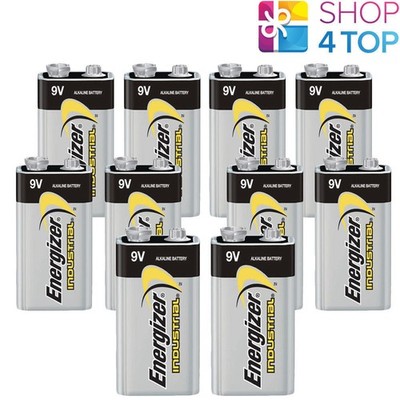 10 Energizer Alkalisch 6LR61 Batterie 9V Industrielle E Block 6AM 6 MN1604 EN22