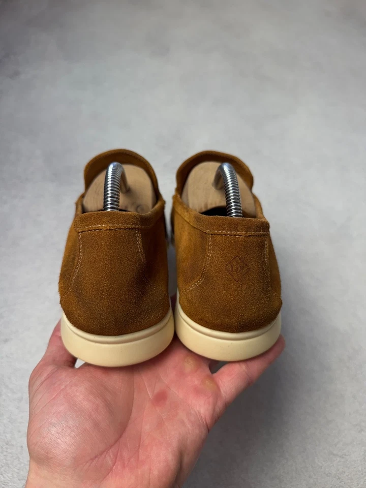 Mocasines Loro Piana Summer Walk marrón gamuza talla 41 Foto 4 de 4