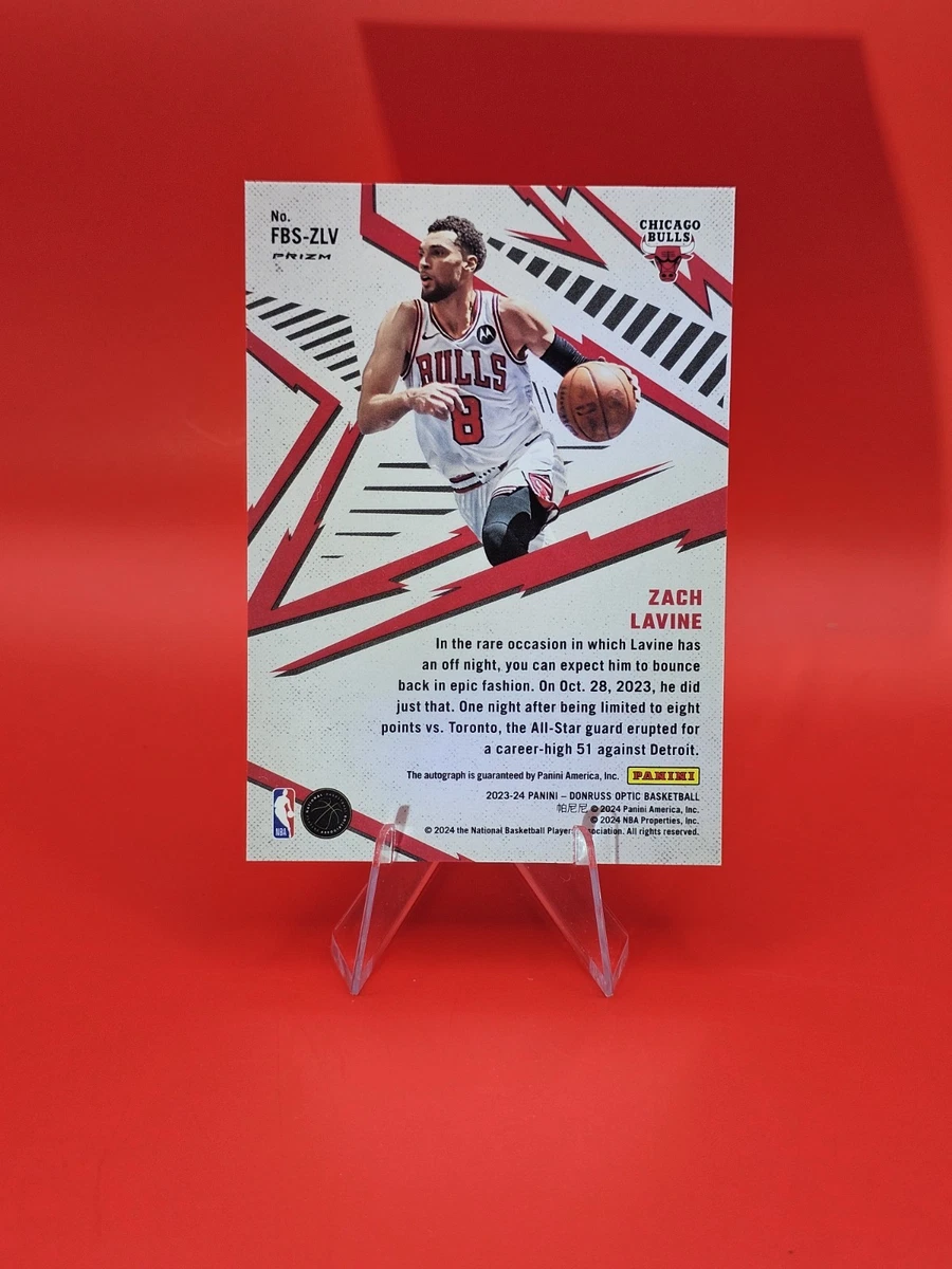Zach LaVine Sports Trading Card Singles Autographed Basketball for