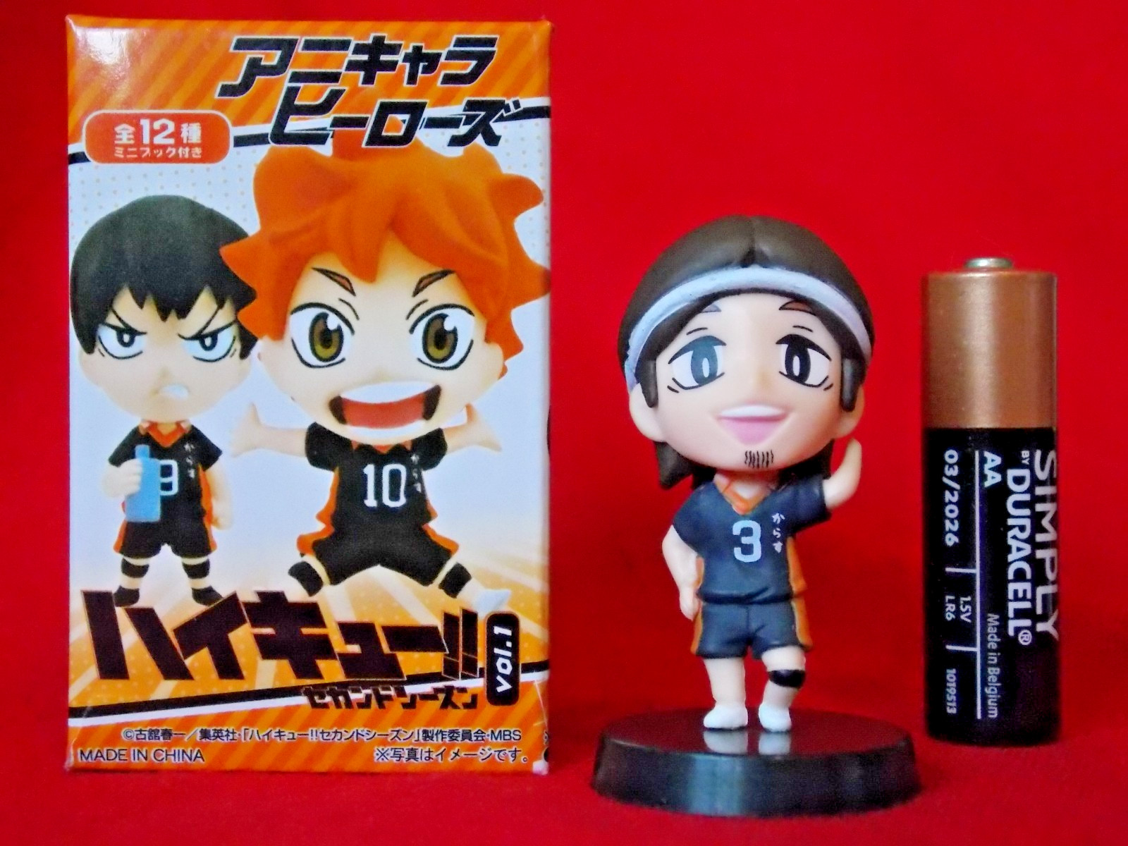 ¡¡Haikyu!! MINI FIGURA Asahi Azumane altura 2" 5cm SAN-S ANIME kuroko UK