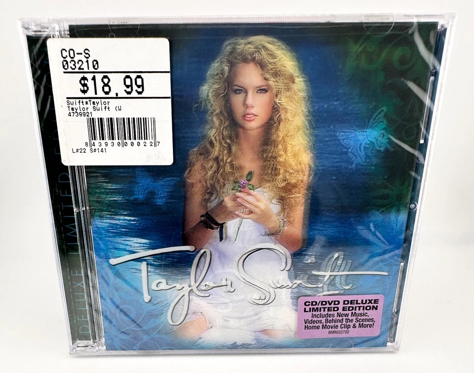 Taylor Swift DELUXE LTD ED Debut [ NEW Lenticular CD + DVD + OG Hype! ] *SEALED* - Image 1 of 4