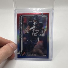 Topps 2021 Chrome Nico Collins Houston Texans Rookie Card #115 NFL Football. rookie card picture