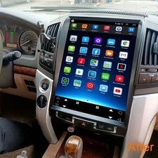 Radio de coche de 15" para Toyota Land Cruiser LC200 2008-2015 pantalla estilo Tesla