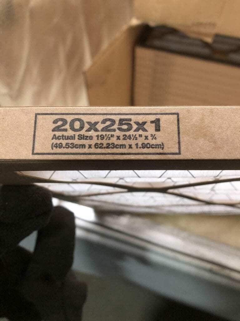 Flanders 20X25X1 VP M8 Replacement Air Filter 80085012025 NIB of 11