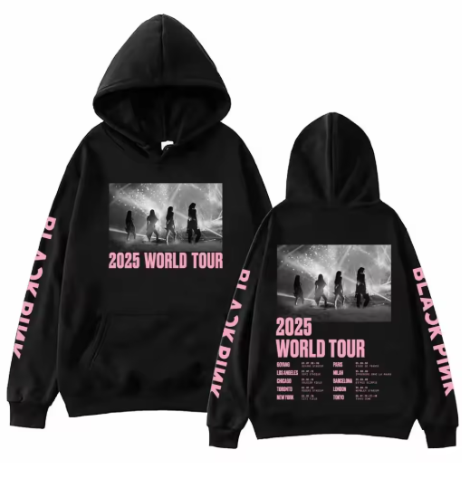 BLACKPINK 2019-2020 WORLD TOUR パーカー サイズL BLACKPINK 2025 WORLD TOUR Hoodie Fan Merch for Blink Perfect