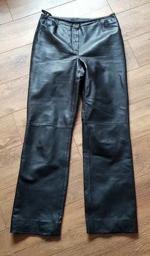 BETTY BARCLAY BLACK REAL LEATHER SMART 