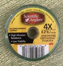 3-25M Scientific Angler Fluorocarbon Tippet 6.2lb Spools