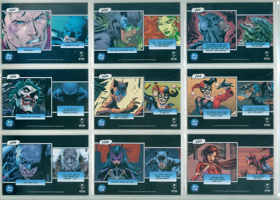 BATMAN HUSH ESSENTIALS MINI MASTER SET JIM LEE CRYPTOZOIC DC COMICS BOX 2025 - Image 3 of 4