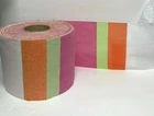 FABRIC 7" Wide By The Yard Pink Green Orange White Stripe Crafts Sewing Quilting