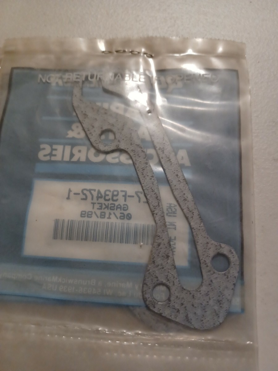 New Mercury Mercruiser Quicksilver Oem Part # 27-F93472-1 Gasket