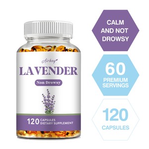 Extrait de lavande 80mg - L'humeur et le sommeil, soulager le stress et la tension nerveuse