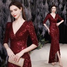 Noble Evening Formal Party Ball Gown Prom Bridesmaid Acting Host Dress TS18889